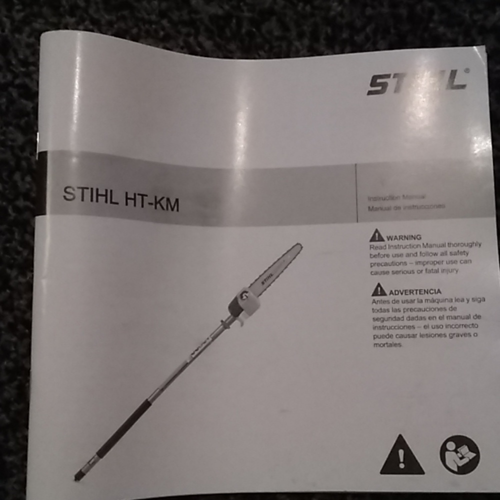Manual for Stihl HT-KM pole saw extension